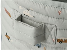 Liewood vehicles/dove blue mix quiltet kurv Ally